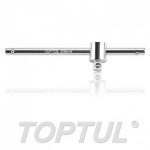 CTCK0811 Вороток T-образный с бегунком 1/4" 115мм TOPTUL