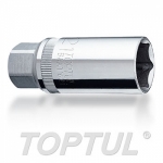 BAAT1621 Головка свечная 1/2" 21мм магнитная TOPTUL