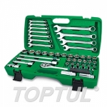 GCAI4201 Набор головок и ключей 42предм. 1/2" 6гр. TOPTUL