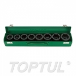 GDAD0801 Набор головок ударн. 3/4" 26-38мм 6гр. 8шт TOPTUL