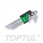 GAAL0914 Набор ключей Torx T10-Т50 9шт длинных TOPTUL