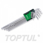GAAL0923 Набор ключей Torx T10-Т50 9шт экстра-длин. TOPTUL