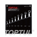 GPAI1202 Набор ключей накидн. 6-32мм 12шт (черное полотно) TOPTUL